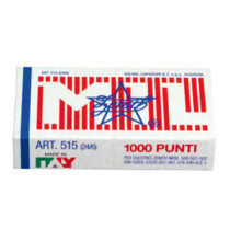 Punti 515 - 24/6 - acciaio naturale - metallo - Zenith - conf. 1000 punti Punti 515 - 24/6 - acciaio naturale - metallo - Zenith - conf. 1000 punti