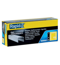 Punti galvanizzati - 13/8 - 8 mm - metallo - Rapid - conf. 5000 pezzi