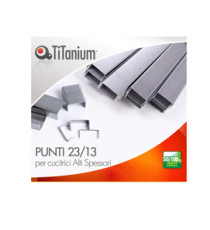 Punti metallici 23/13 - TiTanium - conf. 1000 pezzi Punti metallici 23/13 - TiTanium - conf. 1000 pezzi