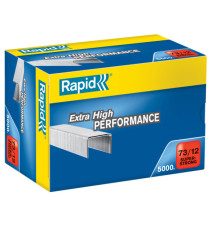 Punti Rapid Super Strong - 73/12 - acciaio zincato - metallo - Rapid - conf. 5000 pezzi Punti Rapid Super Strong - 73/12 - acciaio zincato - metallo - Rapid - conf. 5000 pezzi