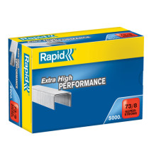 Punti Rapid Super Strong - 73/8 - acciaio zincato - metallo - Rapid - conf. 5000 pezzi Punti Rapid Super Strong - 73/8 - acciaio zincato - metallo - Rapid - conf. 5000 pezzi