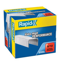 Punti Rapid Super Strong - alti spessori - 9/12 - acciaio zincato - metallo - Rapid - conf. 5000 pezzi Punti Rapid Super Strong - alti spessori - 9/12 - acciaio zincato - metallo - Rapid - conf. 5000 pezzi