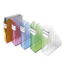 Portariviste Classic - 29,5 x 27 cm - dorso 7,5 cm - cristallo - Arda