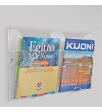 Portariviste da parete Ice - tasca A4 - Tecnostyl - set 2 pezzi Portariviste da parete Ice - tasca A4 - Tecnostyl - set 2 pezzi