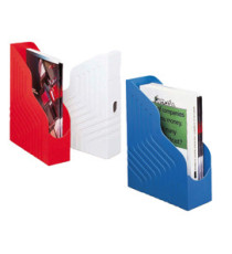 Portariviste Magazine Rack - 25 x 32 cm - dorso 8 cm - blu - Rexel Portariviste Magazine Rack - 25 x 32 cm - dorso 8 cm - blu - Rexel