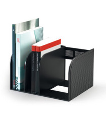 Portariviste Optimo - scomparti regolabili - 30 x 25 x 18 cm - nero - Durable