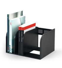 Portariviste Optimo - scomparti regolabili - 30 x 25 x 18 cm - nero - Durable