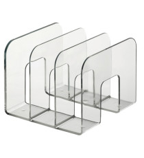 Portariviste Trend - 3 scomparti - 21,5 x 21 cm - dorso 16,5 cm - trasparente - Durable Portariviste Trend - 3 scomparti - 21,5 x 21 cm - dorso 16,5 cm - trasparente - Durable