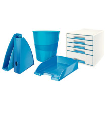 Portariviste WOW - 27,2 x 7,3 x 31,8 cm - blu - Leitz Portariviste WOW - 27,2 x 7,3 x 31,8 cm - blu - Leitz