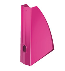 Portariviste WOW - 27,2 x 7,3 x 31,8 cm - fucsia - Leitz Portariviste WOW - 27,2 x 7,3 x 31,8 cm - fucsia - Leitz
