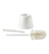 Portascopino Oronzo - con manico extralungo 54 cm - bianco - Perfetto