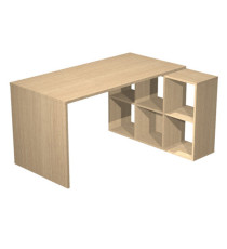 Postazione Home-Office - 6 caselle - 140 x 104 x 72,4 cm - rovere Postazione Home-Office - 6 caselle - 140 x 104 x 72,4 cm - rovere