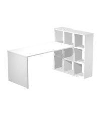 Postazione Home-Office - 9 caselle - 169 x 104 x 104 cm - bianco Postazione Home-Office - 9 caselle - 169 x 104 x 104 cm - bianco