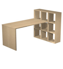 Postazione Home-Office - 9 caselle - 169 x 104 x 104 cm - rovere Postazione Home-Office - 9 caselle - 169 x 104 x 104 cm - rovere