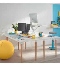 Postazione Sit & Stand Ergo Cosy - da scrivania con vassoio - Leitz Postazione Sit & Stand Ergo Cosy - da scrivania con vassoio - Leitz