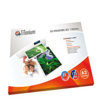 Pouches - A2 - 594x428mm - 2x125 micron - Titanium - scatola 25 pezzi Pouches - A2 - 594x428mm - 2x125 micron - Titanium - scatola 25 pezzi