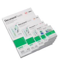 Pouches - A3 - 303 x 426 mm - 2 x 125 micron - GBC - conf. 100 pezzi Pouches - A3 - 303 x 426 mm - 2 x 125 micron - GBC - conf. 100 pezzi