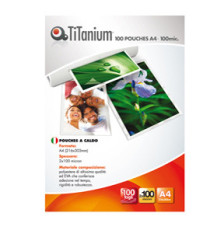 Pouches - A4 - 216x303 mm - 2x100 micron - Titanium - conf. 100 pezzi Pouches - A4 - 216x303 mm - 2x100 micron - Titanium - conf. 100 pezzi