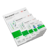 Pouches - government card - 65 x 95mm - 2 x 250 micron - GBC - conf. 100 pezzi Pouches - government card - 65 x 95mm - 2 x 250 micron - GBC - conf. 100 pezzi