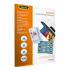 Pouches Admire Easyfold - A3 - cordonate - Fellowes - scatola 25 pezzi Pouches Admire Easyfold - A3 - cordonate - Fellowes - scatola 25 pezzi