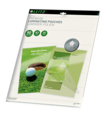 Pouches iLAM UDT - plastificazione a caldo - A3 - 303 x 426 mm - 2 x 80 micron - Leitz - scatola 25 pezzi Pouches iLAM UDT - plastificazione a caldo - A3 - 303 x 426 mm - 2 x 80 micron - Leitz - scatola 25 pezzi