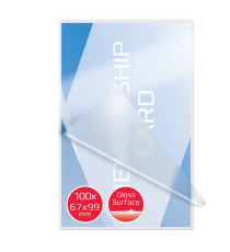 Pouches per plastificazione - badge - 67x99 mm - 2x125 micron - GBC - conf. 100 pezzi Pouches per plastificazione - badge - 67x99 mm - 2x125 micron - GBC - conf. 100 pezzi