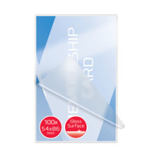 Pouches per plastificazione - credit card - 54 x 86 mm - 2 x 250 micron - GBC - conf. 100 pezzi Pouches per plastificazione - credit card - 54 x 86 mm - 2 x 250 micron - GBC - conf. 100 pezzi