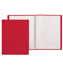 Portalistini Sviluppo - liscio - PP - 22 x 30 cm - 50 buste - rosso - Favorit