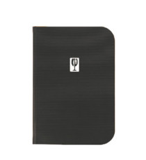 Portamenù Essential - A4 - 31,5 x 24 cm - nero - Securit