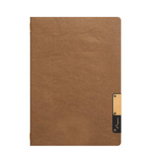 Portamenù Nature - 1 inserto doppio - A4 - 34 x 24,5 cm - marrone - Securit