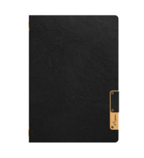 Portamenù Nature - 1 inserto doppio - A5 - 24,9 x 17,5 cm - nero - Securit