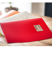 Portamenù Rio - 1 inserto doppio - A5 - 18 x 23,5 cm - nero - Securit