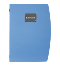 Portamenù Rio - 1 inserto doppio incluso - A4 - 24 x 34 cm - blu - Securit