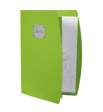 Portamenù Rio - 1 inserto doppio incluso - A4 - 24 x 34 cm - verde - Securit