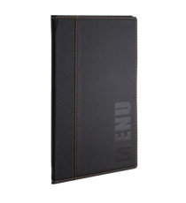 Portamenù Trendy - 1 inserto doppio incluso - A5 - 18 x 25 cm - nero - Securit Portamenù Trendy - 1 inserto doppio incluso - A5 - 18 x 25 cm - nero - Securit