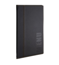 Portamenù Trendy - 1 inserto doppio incluso - A5 - 18 x 25 cm - nero - Securit Portamenù Trendy - 1 inserto doppio incluso - A5 - 18 x 25 cm - nero - Securit