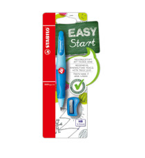 Portamine Easyergo - 3,15mm - per destrosi + affilamine - azzurro - Stabilo Portamine Easyergo - 3,15mm - per destrosi + affilamine - azzurro - Stabilo