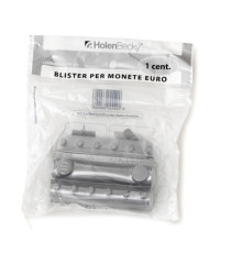 Portamonete - PVC - 1 cent - trasparente - HolenBecky - blister 20 pezzi
