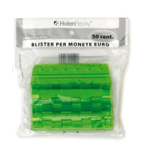 Portamonete - PVC - 50 cent - verde - HolenBecky - blister 20 pezzi Portamonete - PVC - 50 cent - verde - HolenBecky - blister 20 pezzi