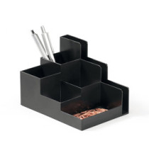 Portaoggetti da scrivania Optimo - 16,2x11,8x11 cm - nero - Durable
