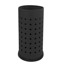 Portaombrelli forato - diametro 24 cm - H 48 cm - 21 L - acciaio - nero - Stilcasa Portaombrelli forato - diametro 24 cm - H 48 cm - 21 L - acciaio - nero - Stilcasa