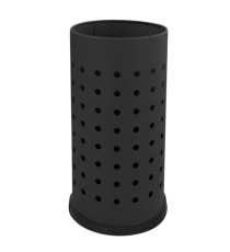 Portaombrelli forato - diametro 24 cm - H 48 cm - 21 L - acciaio - nero - Stilcasa Portaombrelli forato - diametro 24 cm - H 48 cm - 21 L - acciaio - nero - Stilcasa