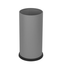 Portaombrelli Steel - con vaschetta interna - diametro 24 cm - H 49 cm - 22 L - acciaio - grigio - Stilcasa Portaombrelli Steel - con vaschetta interna - diametro 24 cm - H 49 cm - 22 L - acciaio - grigio - Stilcasa