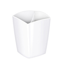 Portapenne 530 Mineral - 7,4 x 7,4 x 9,5 cm - bianco artico - Cep Portapenne 530 Mineral - 7,4 x 7,4 x 9,5 cm - bianco artico - Cep