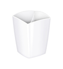 Portapenne 530 Mineral - 7,4 x 7,4 x 9,5 cm - bianco artico - Cep Portapenne 530 Mineral - 7,4 x 7,4 x 9,5 cm - bianco artico - Cep