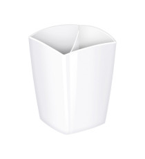 Portapenne 530 Mineral - 7,4 x 7,4 x 9,5 cm - bianco artico - Cep Portapenne 530 Mineral - 7,4 x 7,4 x 9,5 cm - bianco artico - Cep