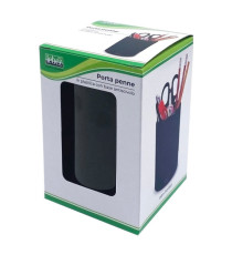 Portapenne a bicchiere Coral - 7,5 x 11 cm - nero - Lebez