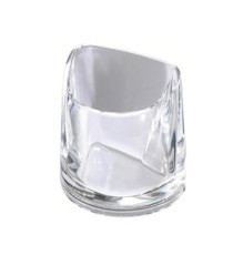 Portapenne Nimbus - 10x11x6,8 cm - cristallo trasparente - Rexel Portapenne Nimbus - 10x11x6,8 cm - cristallo trasparente - Rexel