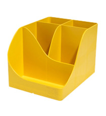 Portapenne Pen Wave Bee Blue - 15,5 x 11,9 x 10,9 cm - giallo zafferano - Exacompta Portapenne Pen Wave Bee Blue - 15,5 x 11,9 x 10,9 cm - giallo zafferano - Exacompta