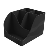 Portapenne Pen Wave NeoDeco - 15,5 x 11,9 x 10,9 cm - nero - Exacompta Portapenne Pen Wave NeoDeco - 15,5 x 11,9 x 10,9 cm - nero - Exacompta